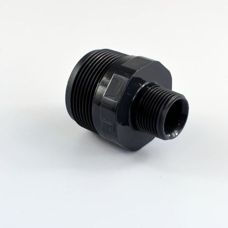 Raccord PVC Réduit 1 1/2" x 3/4" Mâle-Mâle (1/3)