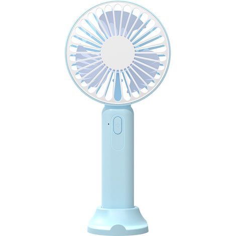 Mini-Ventilator – leiser Schreibtischventilator, starker Wind, 3 einstellbare Geschwindigkeiten – USB-Lade-Wimpernventilator für draußen, drinnen und auf Reisen