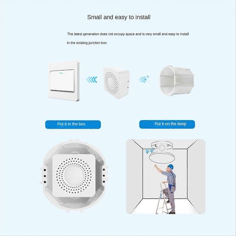 Interrupteur intelligent 16A WiFi avec compteur de puissance et mini-disjoncteur intelligent (1/5)