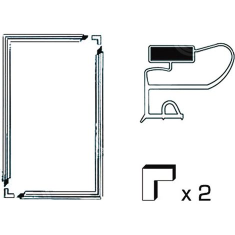 Joint de porte universel 1300X700mm – Compatible réfrigérateurs et congélateurs – Pièce détachée pour toutes marques