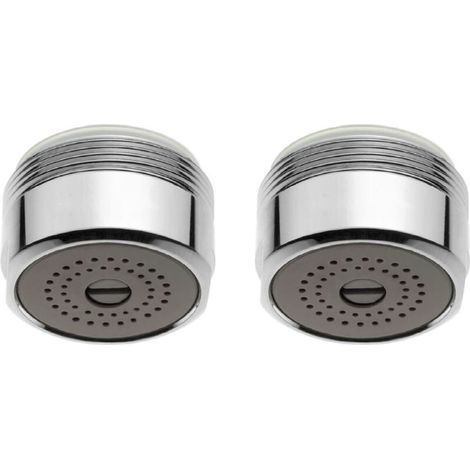 Rubinetto a risparmio idrico maschio/femmina 24 mm per lavabo, riduce i consumi tra il 30 e l'80% (maschio M24) (1/5)