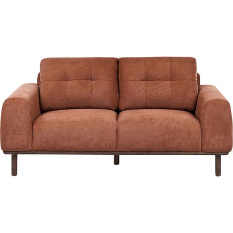 Sofa 2-Sitzer LAURILA Stoff Goldbraun (1/5)