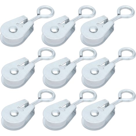 Lot de 25 poulies résistantes à l'usure, petites, compactes, faciles à remplacer, pratiques et idéales pour l'agriculture en serre.
