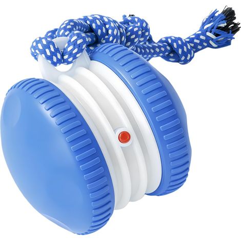 Boule Automatique Pour Chien,avec Corde Accessoire Interactif Automatique Roulant Activé par le Mouvement Jouets Stimulants Canins,Pour Jeu D'Intérieur À La Maison Entraînement Exercice Stimulation (1/5)