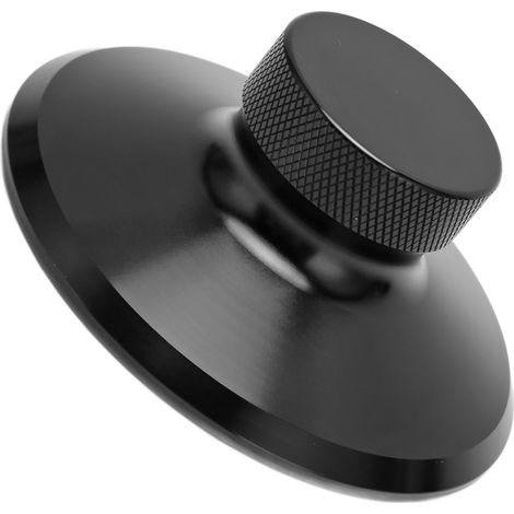 Stabilisateur de Disque Vinyle 78mm en Alliage d'Aluminium, Pince d'Équilibrage Noir pour Platine Tourne-disque HiFi (1/5)