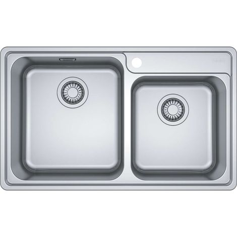 Franke Bell - Lavello BCX 220-38-32, 79x48 cm, acciaio inox 127.0738.579