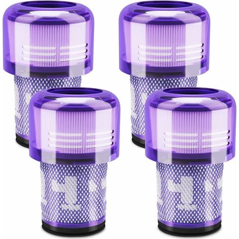 Lot de 4 filtres V12 compatibles avec les aspirateurs Dyson V12 Slim et V12 Detect Slim, référence 971517-01 (1/5)