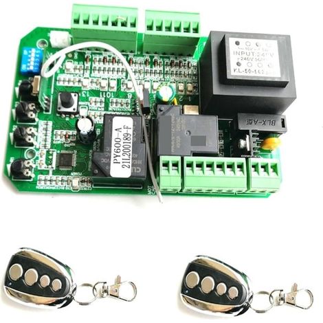 Kit d'ouvre-portes automatiques Large utilisation ouvre-porte coulissante unité de commande de moteur contrôleur de carte PCB plaque de carte électronique pour accessoires de portail coulissant ( Colo (1/5)