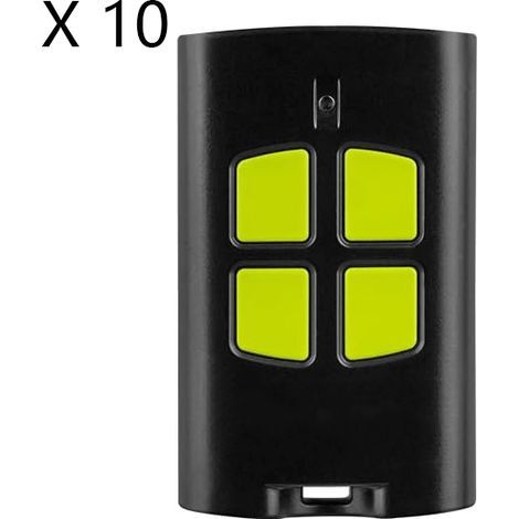 Applicable à Lot de 10 Télécommandes de Portail 4 Canaux (433,92 MHz) - Code Roulant Avancé 128 bits, Compatibles avec Benincà TO.GO4VA (1/5)