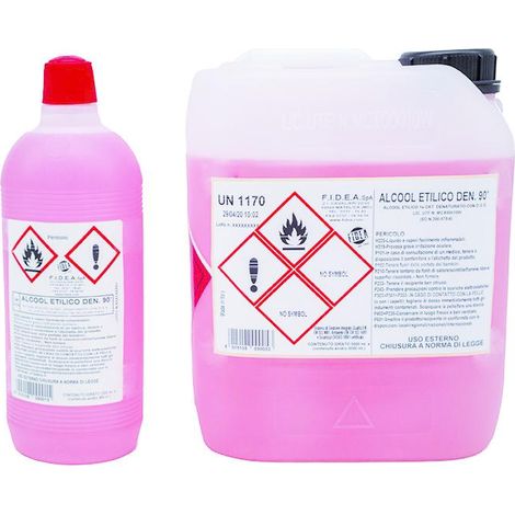 ALCOOL ETILICO DEN. 90� LT. 1