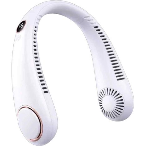Nackenventilator - 35 dB - 5500 mAh - USB-C - 5 Stufen - LED-Display - Tragbar Für Innen Und Außen - 1 Stück (1/5)