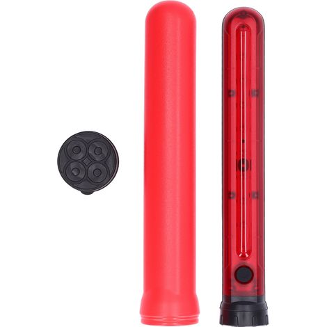 Lampe d'avertissement LED 22LED rouge sécurité routière clignotant étanche avec aimant pour urgence (1/5)