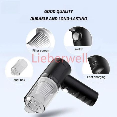 Aspirateur de voiture sans fil Portable aspirateur sans fil double usage pour la maison et la voiture 120W aspirateur puissant haute puissance (1/5)