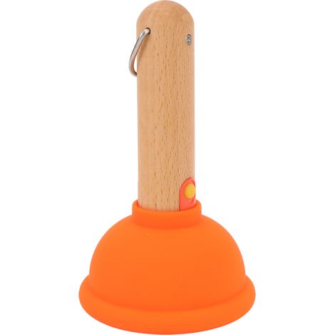 Lampe de poche à ventouse amusante et mignonne pour enfants, déco chambre chevet fête, en silicone et bois de pêcher (1/5)