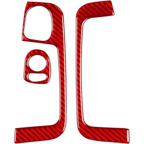 Innenausstattung für Links-/Rechtslenker, Türarmlehnen, Fensterheberabdeckungen, Aufkleber aus echtem Carbon.