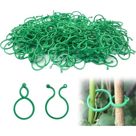 130 PCS Plant Support Clips,Reutilizable Plastic Clips for Garden Plants,Tomato Clip,Plant Support Clip,Clips De Support Para Plantas Para Asegurar y Conectando Plantas (1/5)