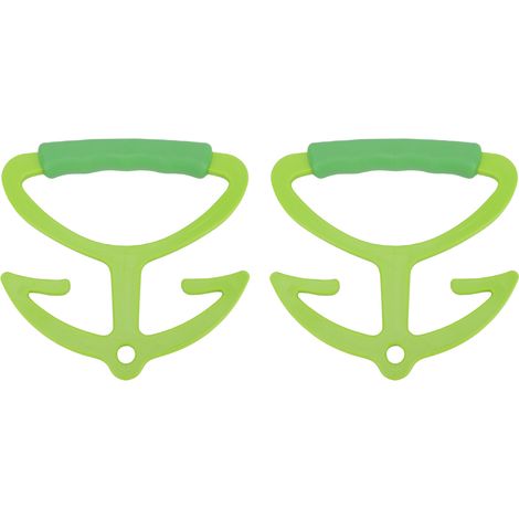 Porte-Bagages Domestique ABS TPR Porte jusqu'à 80lb Poignée Comfortable(Détachable) pour Sacs de Provisions et Bouteilles d'eau (1/5)