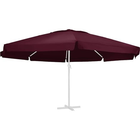 Maison Exclusive - Telo di Ricambio per Ombrellone Rosso Bordò 610 cm (1/5)