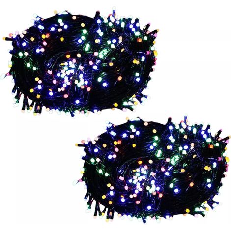 Série Navideña De 10 Metros Con 100 Luces, 2 Piezas. (1/5)