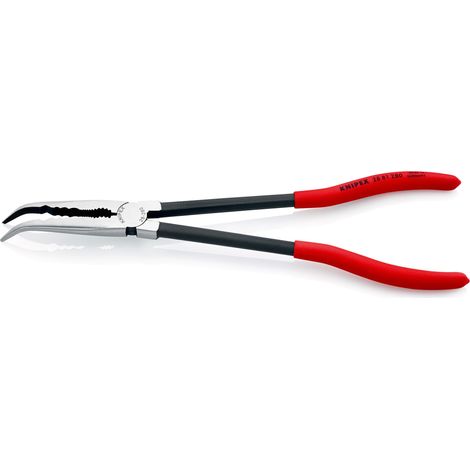 KNIPEX 28 81 280 Pinza per meccanica con profili trasversali rivestiti in resina sintetica atramentata nera 280 mm