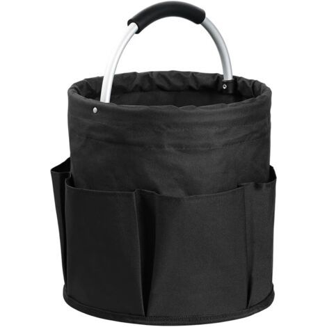 Panier de Nettoyage avec Poignée,Organiseur de Nettoyage Multi-Poches,Sacs Étanches pour Jardinage Organisateur de Produits Nettoyage Pliable,Grand sac de Nettoyage Facile à Nettoyer et à Transporter (1/5)