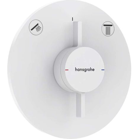 Hansgrohe DuoTurn S - Unterputzarmatur, für 2 Verbraucher, weiß matt 75418700