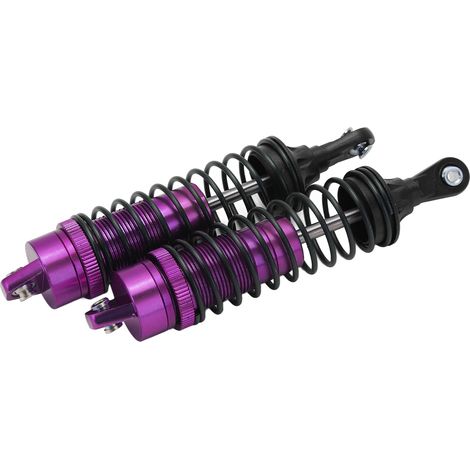 amortisseurs avant et arrière en alliage d'aluminium pour voiture/camion JLB 1/10, violet (1/5)