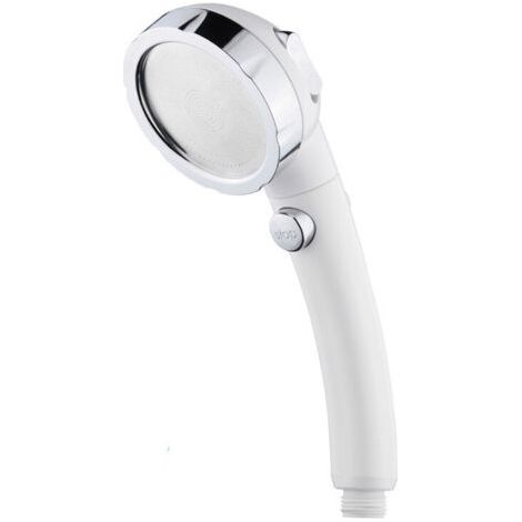 Pommeau de Douche, Pommeau Douche Economiseur D'eau avec Tuyau 1.5M Douchette Douche Aalle de Bain Economie d'Eau Haute Pression en Acier Inoxydable 304 Installation et Nettoyage Faciles (1/5)