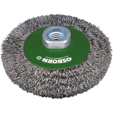 Spazzola metallica conica Osborn 512 161-0002 acciaio 12500 RPM