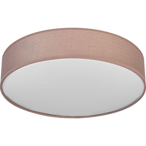 OSRAM Plafonnier ORBIS PARIS 400mm, marron, culot 2xE27, peut être équipé d'une ampoule connectée, de haute qualité, design moderne, avec abat-jour en tissu, adapté à un usage intérieur, rond, IP20 (1/4)