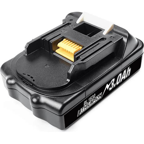 Pour Makita 18V 3.0Ah battery BL1830 BL1815N LXT-400 194204-5 BL1860 BL1850 BL1850B BL1840 BL1840B BL1830 BL1830B Li-ion (1/5)