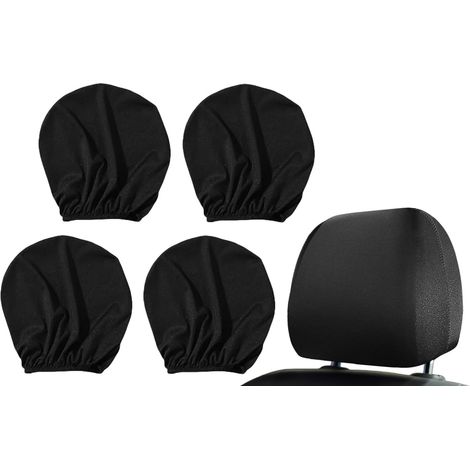 Housse D'appui-Tête de Voiture, 4pcs Auto Housse de Appui Tête, Housse D'Appui-Tête de Housse de Siège, Housse De Protection pour Appui-Tête, Protecteur D'Appui-Tête de Siège (1/5)