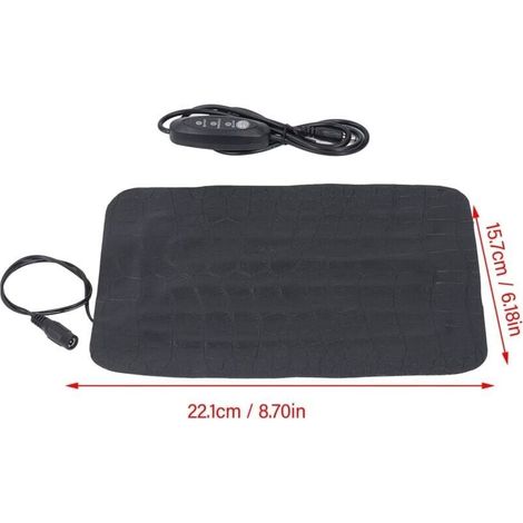 Tapis Chauffant pour Plantes Imperméable Serre de Germination, Coussin de Chauffrage pour Reptile et Amphibien (22.1x15.7cm)-VSIAISV (1/3)