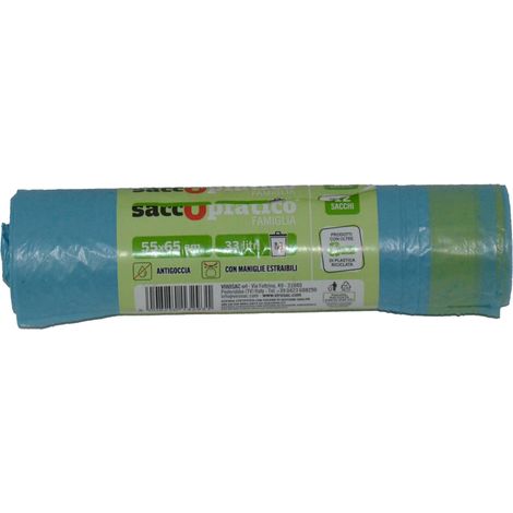 BUSTE SACCOPRATICO PZ12 CM55X65 AZZURRO (1/4)