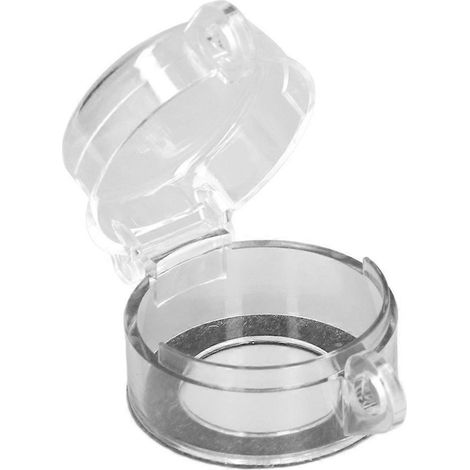 Protection pour interrupteur à bouton-poussoir BS 02, interrupteur d'arrêt d'urgence, couvercle transparent anti-poussière en polycarbonate de 30 mm (1/5)