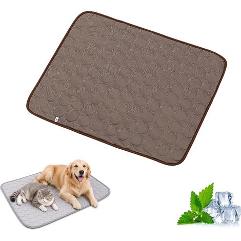 Tapis rafraîchissant pour chien, grand tapis rafraîchissant pour animaux de compagnie par temps chaud, tapis rafraîchissant durable et étanche pour chat, idéal pour la maison et les voyages, tapis aut (1/5)