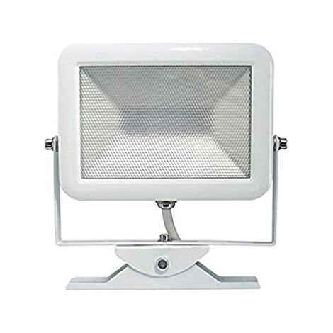Electraline 63504 Proiettore Faretto Slim da Esterno, IP65 a LED con Staffa, 30W, Bianco (1/2)