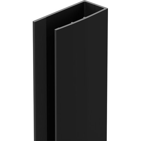 Colore 8mm Matt Black 1850mm Decorative End Profile (1/5)
