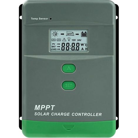 MPPT 60A Bluetooth Solar Charge Controller, Automatic 12V/24V Solar Panel Regulator, Max Voltage 100V, LCD Screen MRL6024 (1/5)