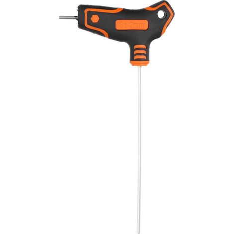 T-Handle Flat End Hex Key Wrench 2 mm Long Arm T-Key Inner (1/5)