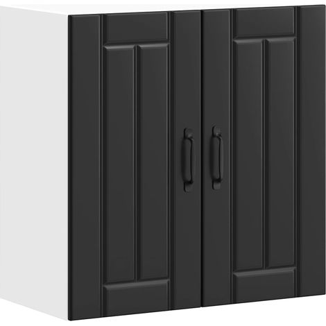 Maison Exclusive - Pensile da Cucina Lucca Nero in Legno Multistrato