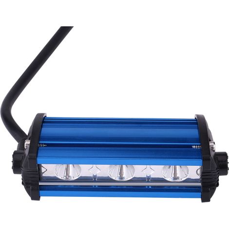 Nouveau feu de jour/feux de travail 3 LED 9 W pour voiture et moto (bleu) (1/5)