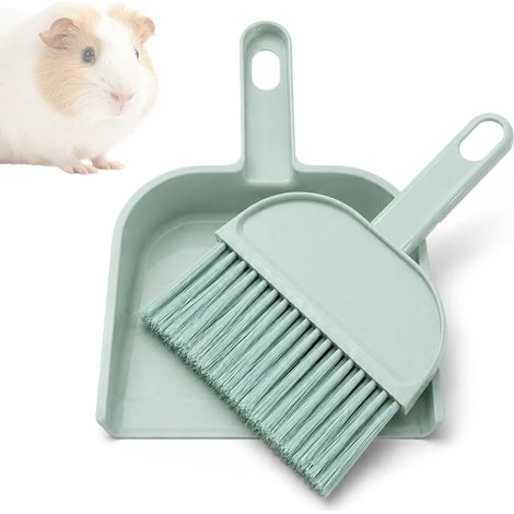 Mini Shovel and Brush Kit for Rabbit, Hamster and Small Animals - Rabbit Accessories with Rabbit Brush for Hamster Cage and Guinea Pig Cage Maintenance (1/5)