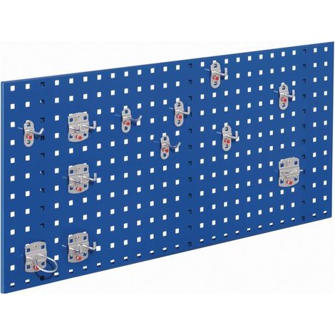 RASTERPLAN Lochplatte B450xL1000mm blau 12 tlg.RASTERPLAN