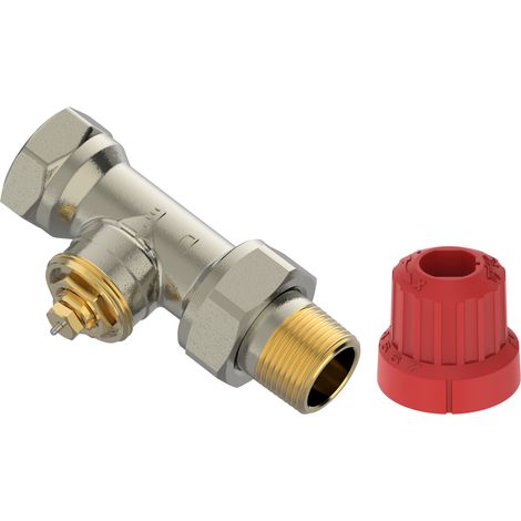 Danfoss M30 Ventilgehäuse MIO 20 M30x1,5, R 3/4", Durchgangsausführung, matt vernickelt