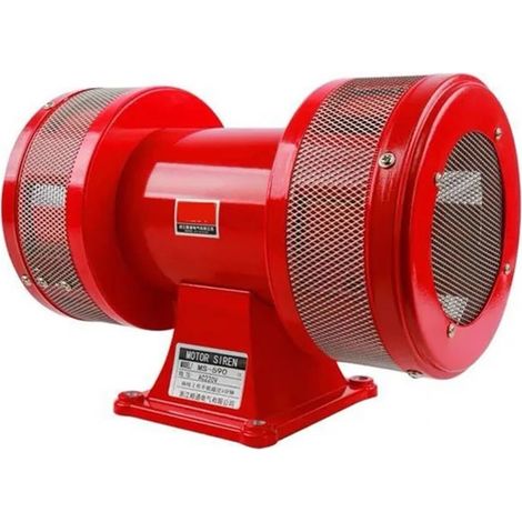 MS-590 AC 220V 160db Motor Driven Air Raid Siren Metal Horn Industry Boat Alarm buzzer tools(AC220V)
