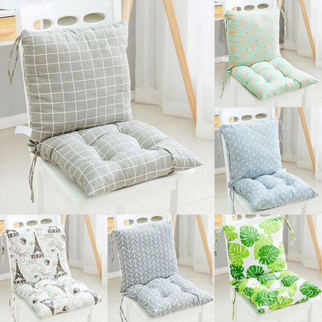 Coussins d'assise avec dossier lot de 2, conception ergonomique matériau doux, soutien et confort accrus pour siège (1/5)