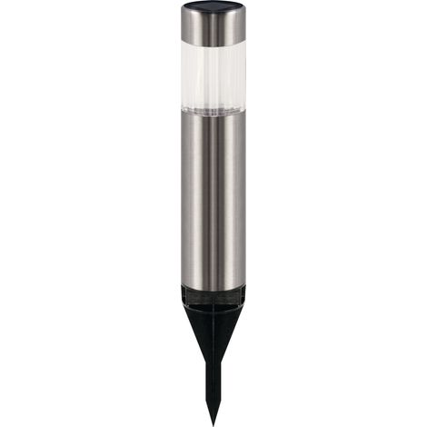 Solarlampe Chrom LED 0,06 W IP44 Ra70 HEL Ideus 04051 (1/2)