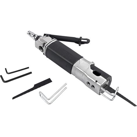 Scie alternative pneumatique 90 PSI 9000 BPM, scie sabre portative robuste pour métaux, en alliage d'aluminium, plastique, fibre de verre et plaques métalliques (1/5)