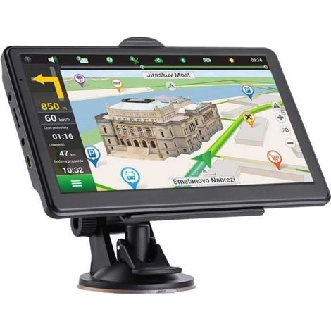 Car GPS - Touchscreen - 7 Inch - 8GB 256MB - Voice Guidance - Free Lifetime Map Updates - With Sunshade (1/4)